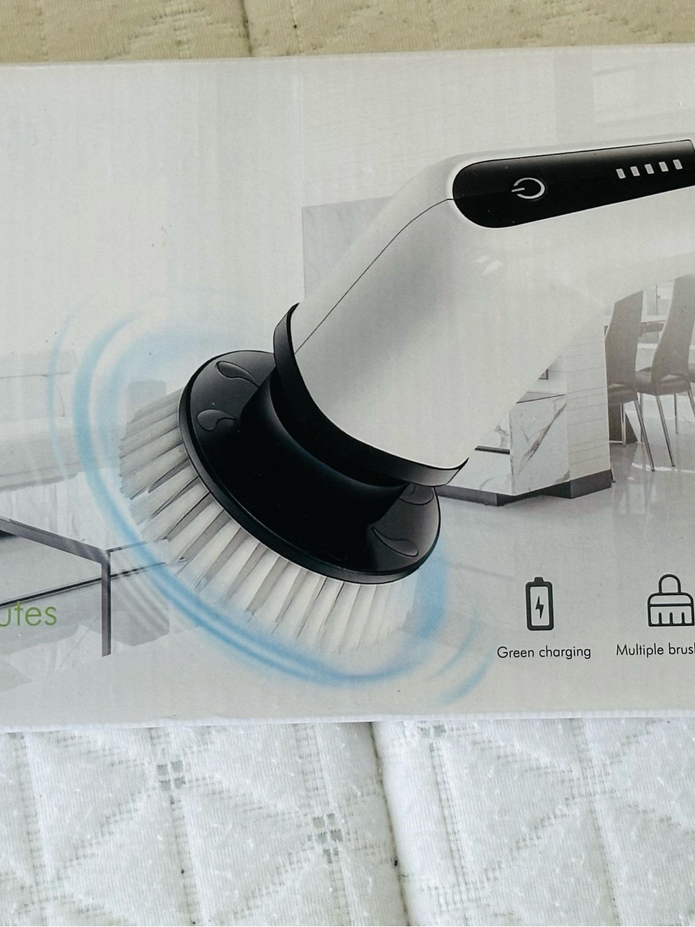 8-in-1 Electric Cleaning Brush - White - Picture 8 of 8